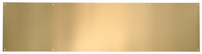 Polished Brass Anti Tarnish Kickplate - 6 in x 32 in