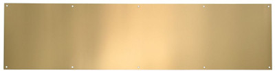 Polished Brass Anti Tarnish Kickplate - 6 in x 30 in