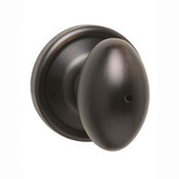 Welcome Home Collections laurel privacy knob- venetian bronze finish