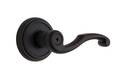 Weiser Maya Privacy Lever, Rustic Pewter Finish