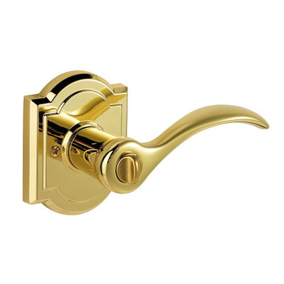Prestige Tobin Polished Brass Bed/Bath Lever