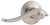 Collections avalon privacy lever- satin nickel finish