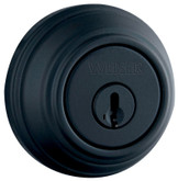 Collections single cylinder deadbolt - rustic black finish