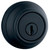Collections single cylinder deadbolt - rustic black finish