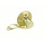 Bright Brass Left Handed Accent Dummy Lever