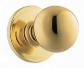 Yukon dummy knob - bright brass.