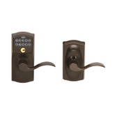 Aged Bronze Keypad Lock Camelot Accent Lever
