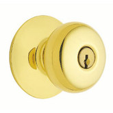 Bright Brass Keyed Plymouth Door Knob