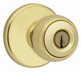 Yukon keyed entry knobset - bright brass.