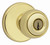 Yukon keyed entry knobset - bright brass.