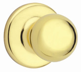 Yukon passage knobset - bright brass