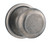 Collections hancock passage knob - rustic pewter finish
