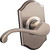 Commonwealth Passage Lever - Satin Nickel Finish