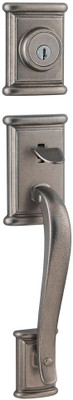 Ashfield Rustic Pewter Finish With Interior Lever Handle Set