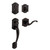 Prestige Single Cylinder Medina Venetian Bronze Handleset with Madrina Lever Featuring SmartKey