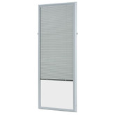 White Aluminum Add-on Blind for Full View Doors 22 Inch x 64 Inch