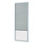 White Add-on Blind for Flush Frame Doors - 25 Inch x 66 Inch