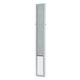 White Aluminum Add-on Blind for Sidelight Doors - 7 Inch x 64 Inch
