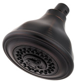 Three-Function Showerhead, Less Arm & Flange in Tuscan Bronze
