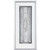 32 In. x 80 In. x 4 9/16 In. Providence Nickel Full Lite Right Hand Entry Door with Brickmould