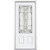 34 In. x 80 In. x 6 9/16 In. Chatham Antique Black 3/4 Lite Left Hand Entry Door with Brickmould