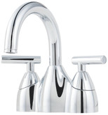 Contempra Lead Free 4 Inch High-Arc Centerset Lavatory Faucet in Polished Chrome