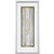 34 In. x 80 In. x 6 9/16 In. Providence Brass Full Lite Right Hand Entry Door with Brickmould