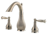 Virtue Lead Free 8 Inch Widespread Lavatory Faucet in Brushed Nickel