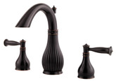 Virtue Lead Free 8 Inch Widespread Lavatory Faucet in Tuscan Bronze