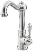 Marielle Lead Free Single Control Bar/Prep Faucet in Stainless Steel
