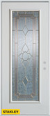 Traditional Full Lite White 36 In. x 80 In. Steel Entry Door - Left Inswing