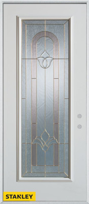 Traditional Full Lite White 32 In. x 80 In. Steel Entry Door - Left Inswing