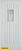 Geometric 9-Panel White 32 In. x 80 In. Steel Entry Door - Right Inswing