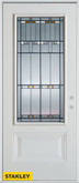 Architectural Patina 3/4 Lite 1-Panel White 32 In. x 80 In. Steel Entry Door - Left Inswing