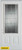 Diamanti Classic Zinc 3/4 Lite 2-Panel White 32 In. x 80 In. Steel Entry Door - Right Inswing