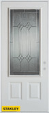 Orleans Patina 3/4 Lite 2-Panel White 32 In. x 80 In. Steel Entry Door - Left Inswing