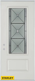 Bellochio Patina 3/4 Lite 1-Panel White 32 In. x 80 In. Steel Entry Door - Right Inswing