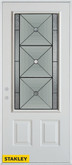 Bellochio Patina 3/4 Lite 2-Panel White 32 In. x 80 In. Steel Entry Door - Right Inswing