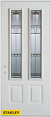 Architectural Patina 2-Lite 2-Panel White 34 In. x 80 In. Steel Entry Door - Right Inswing