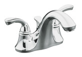 Forté Centerset Lavatory Faucet With Sculpted Lever Handles In Polished Chrome