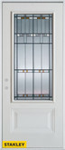 Architectural Patina 3/4 Lite 1-Panel White 34 In. x 80 In. Steel Entry Door - Right Inswing