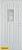 Traditional 9-Panel White 34 In. x 80 In. Steel Entry Door - Left Inswing