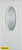 Traditional 3/4 Oval Lite 2-Panel White 32 In. x 80 In. Steel Entry Door - Right Inswing
