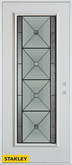 Bellochio Patina Full Lite White 34 In. x 80 In. Steel Entry Door - Left Inswing