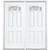 64"x80"x4 9/16" Chatham Antique Black Camber Fan Lite Right Hand Entry Door with Brickmould