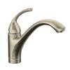 Forté Single-Control Kitchen Sink Faucet With Lever Handle In Vibrant Brushed Nickel