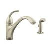 Forté Single-Control Kitchen Sink Faucet With Sidespray And Lever Handle In Vibrant Brushed Nickel