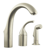 Forté Entertainment Remote Valve Sink Faucet In Vibrant Stainless