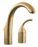 Forté Entertainment Kitchen Sink Faucet, Less Sidespray In Vibrant Brushed Bronze