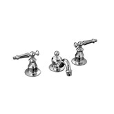 Antique Widespread Lavatory Faucet In Polished Chrome